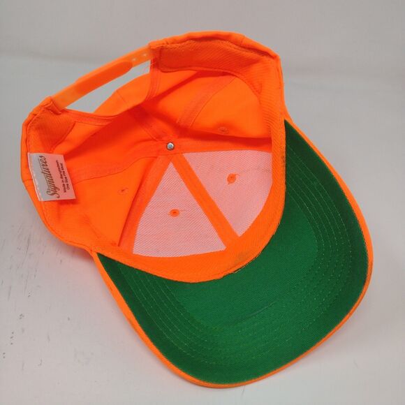Signatures Mens Snapback Hat Orange OSFM Hunter's Orange Bright - Picture 11 of 13